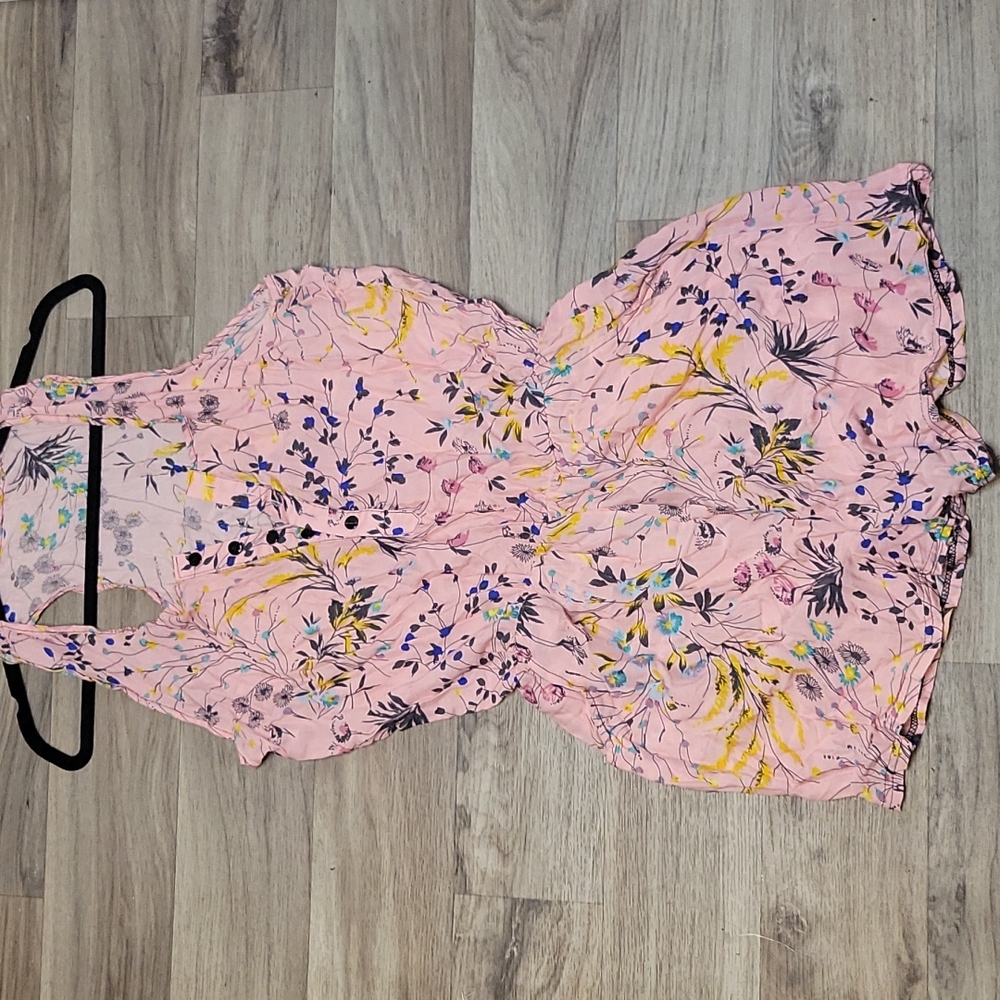 Pink floral  Romper